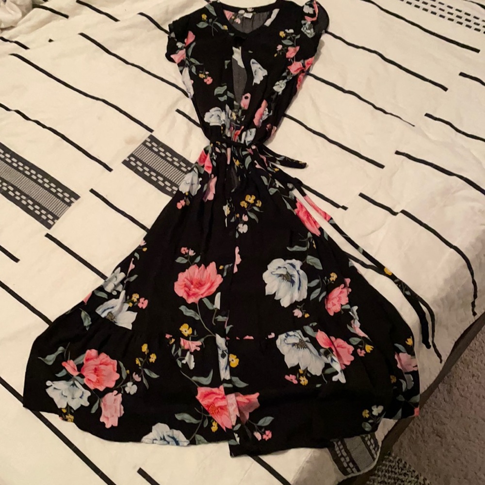 Old Navy floral midi dress
